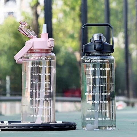 Bottles with Straws