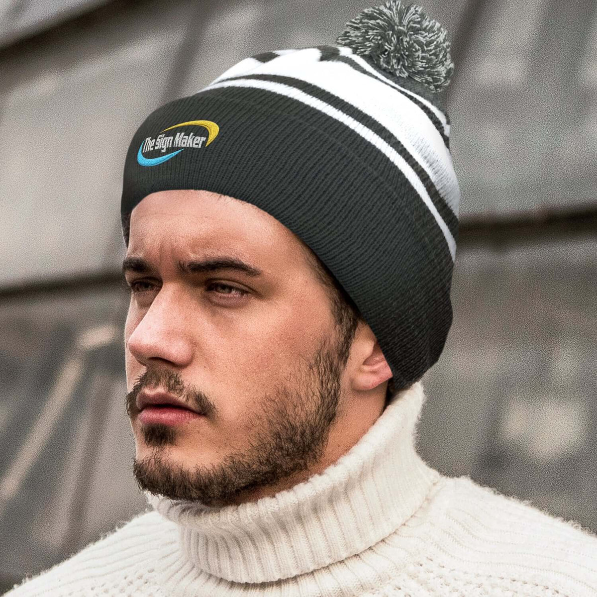 Commodore Beanie with Pom Pom Corporate Gift Singapore
