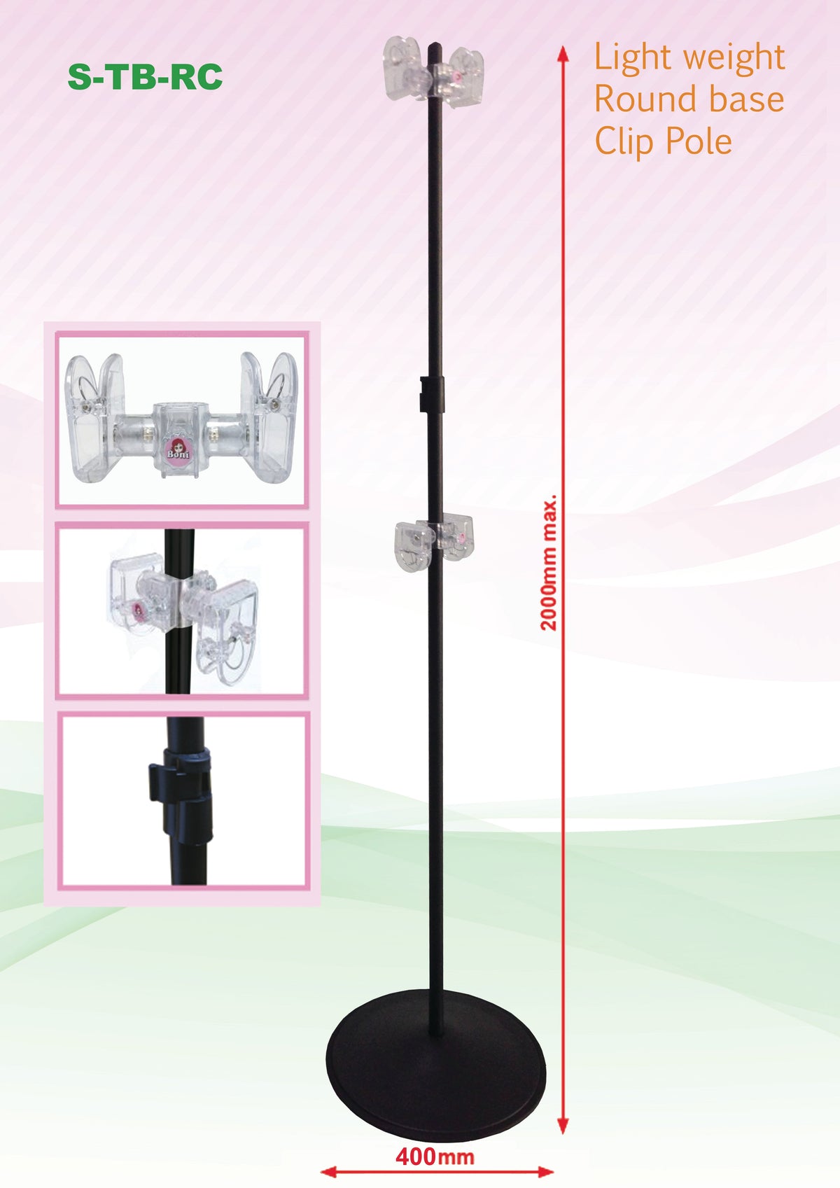 T-Bar Foam Board Poster display (Round Base) Corporate Gifts Singapore