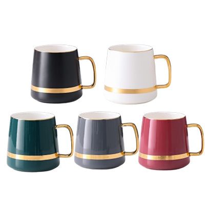 Premium Ceramic Mug with Golden Handle Corporate Gifts Singapore