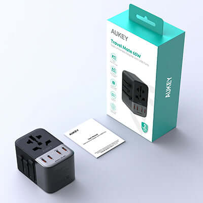 AUKEY PA-TA08A 65W Universal Travel Charger Corporate Gifts Singapore