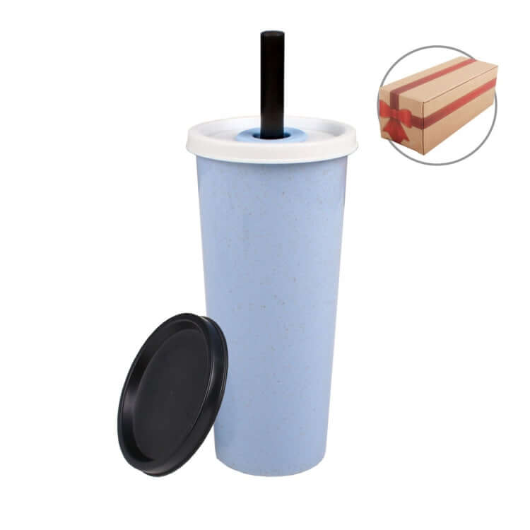 Organic Wheat Fiber Mug With Straw Corporate Gifts Singapore