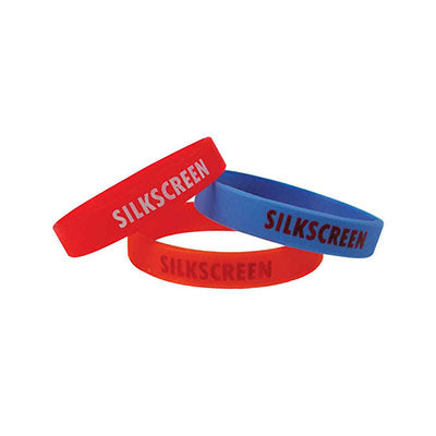 Custom Silkscreen Silicone Wristband Corporate Gifts Singapore