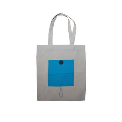 Foldable Cotton Bag with Button Corporate Gifts Singapore