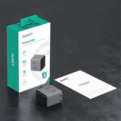 Aukey PA-C2 Comet 45W PD Wall Charger with GaN Technology Corporate Gifts Singapore