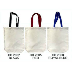 12oz Cotton Bag with Coloured Handle - Giftmart.sg