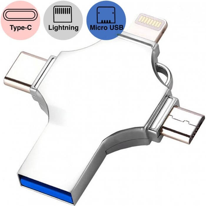 4-in-1 OTG Metal USB Drive Corporate Gifts Singapore