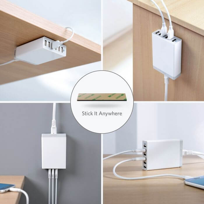 Anker PowerPort 6 Ports 60W With PowerIQ™ Charging Station Corporate Gifts Singapore