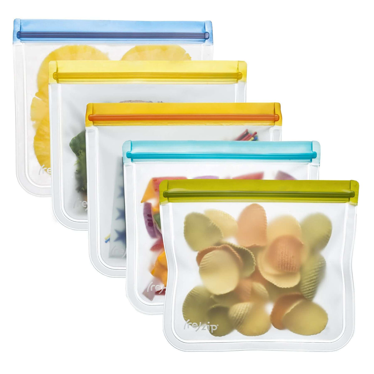 Rezip Lay-Flat Lunch Leakproof Reusable Storage Bag 5-pack Corporate Gifts Singapore