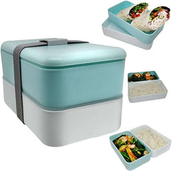 2-Tier Lunch Box with Rubber Tie Corporate Gifts Singapore