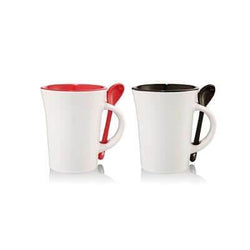 10oz Ceramic Mug with Spoon - Giftmart.sg