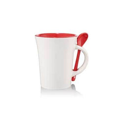 10oz Ceramic Mug with Spoon - Giftmart.sg