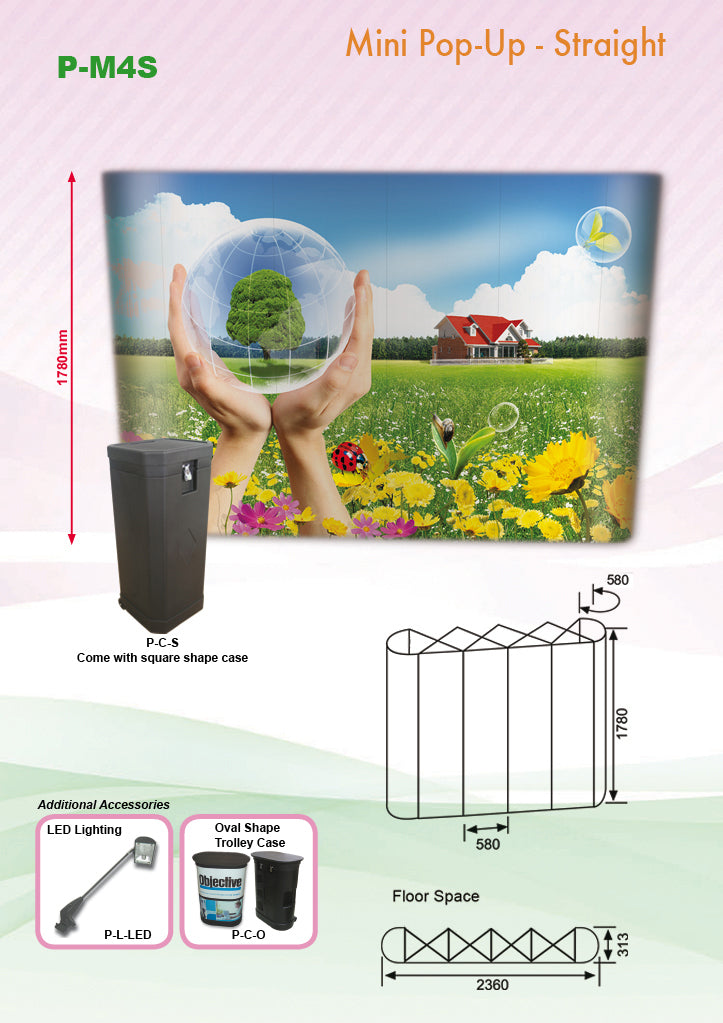 Pop Up Straight Backdrop Corporate Gifts Singapore