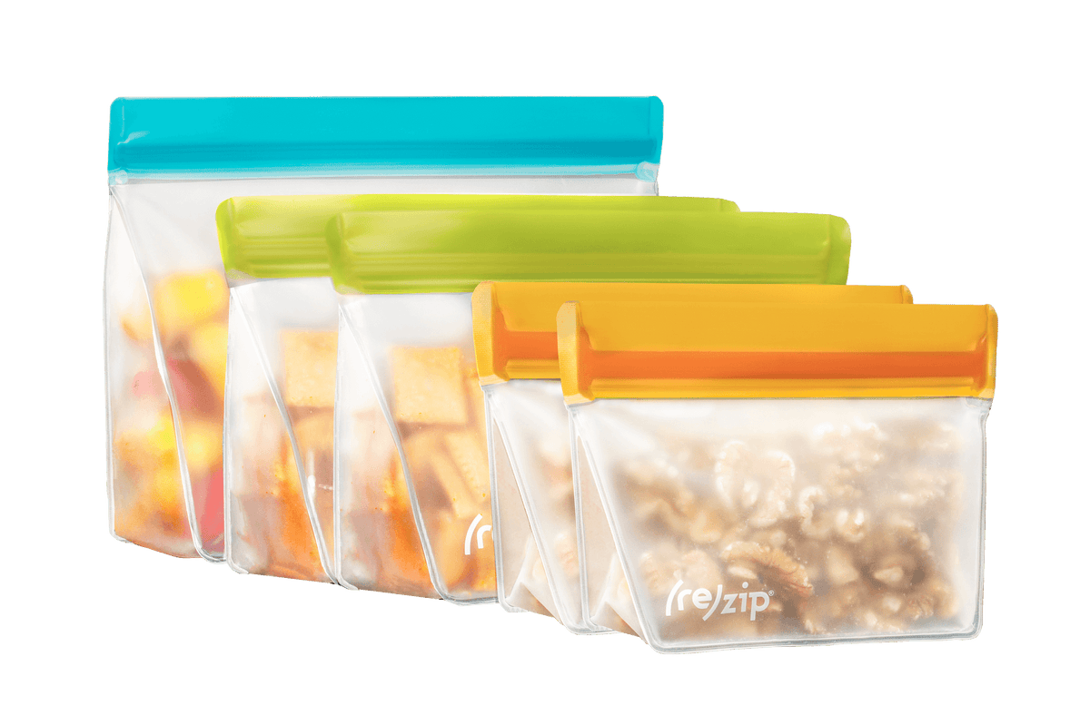 Rezip 5-piece Stand-Up Leakproof Reusable Storage Bag Pack n' Go Kit Corporate Gifts Singapore