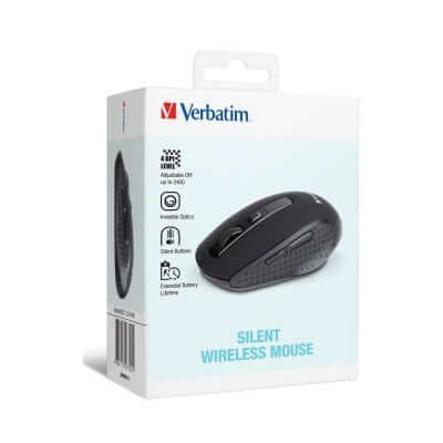 Verbatim Silent Wireless Mouse with Invisible Optic Corporate Gifts Singapore