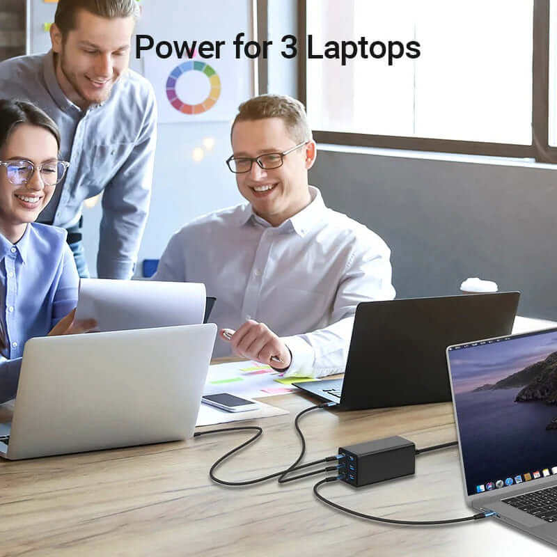 Vention 6-Port USB Desktop GaN Charger Corporate Gifts Singapore