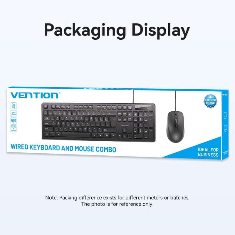 Vention Wired Keyboard and Mouse Set Corporate Gifts Singapore