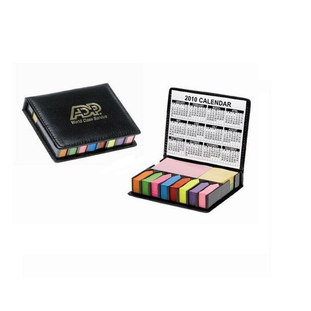 PU Memo Holder with Two Notepad, Post-it flag and Calendar Corporate Gifts Singapore