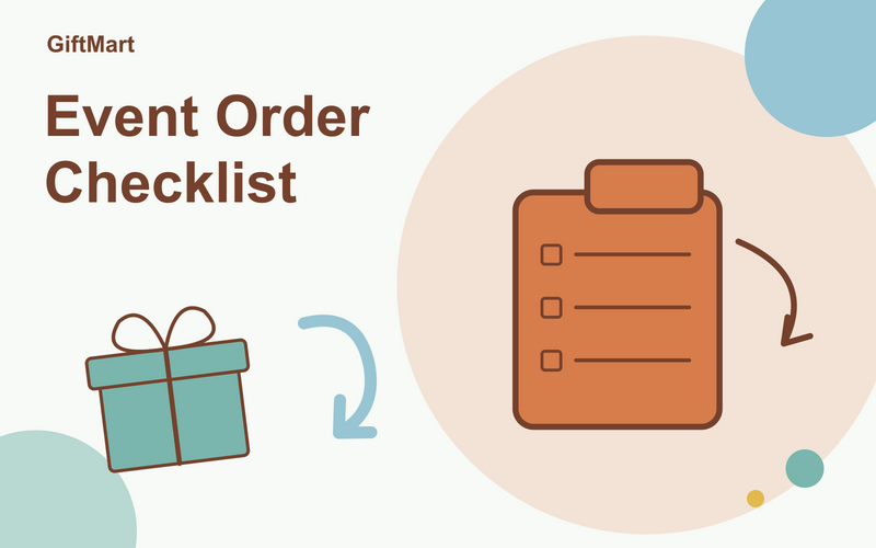 Event Merchandise Order Checklist: Sponsors and Recipient Groups