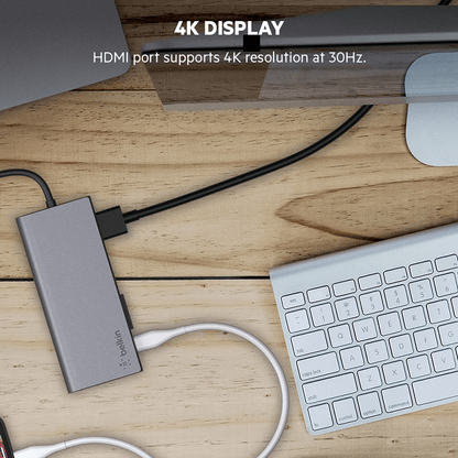 Belkin F4U092btSGY USB-C 6-in-1 Multimedia Hub Corporate Gifts Singapore