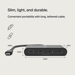 Belkin AVC018 Connect USB-C to 4-Port USB-C Hub Corporate Gifts Singapore