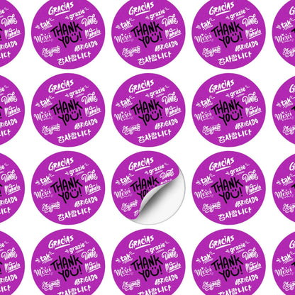 AD Labels 60mm - Circle Corporate Gift Singapore