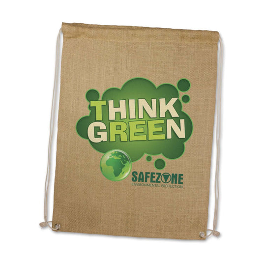 Jute Drawstring Backpack Corporate Gift Singapore