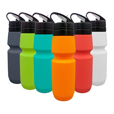 BPA Free Silicone Collapsible Sports Bottle 750ml Corporate Gifts Singapore