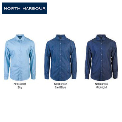 North Harbour Virgil Cotton Denim Shirt Corporate Gifts Singapore