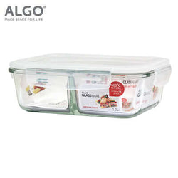 Algo Glass Food Container with Divider 1L Corporate Gifts Singapore