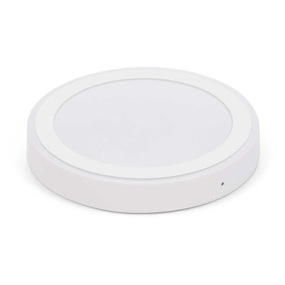 Orbit Wireless Charger, efficient 5W wireless phone charging pad, ideal corporate gift.