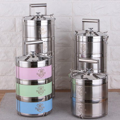 Stainless Steel Tiffin Thermal Lunch Box Corporate Gifts Singapore