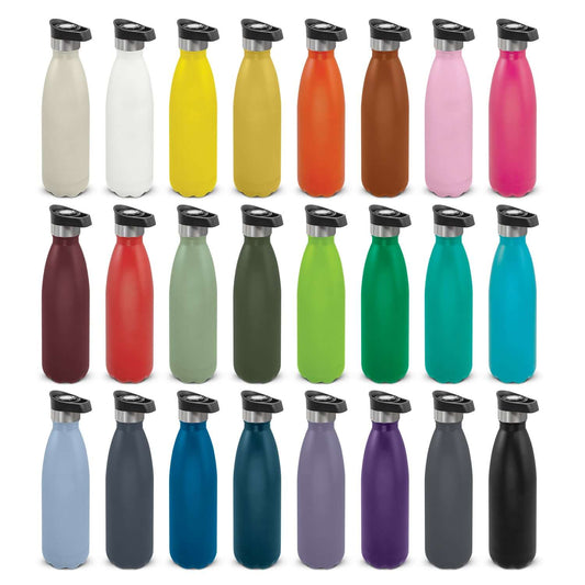 Mirage Powder Coated Vacuum Bottle - Push Button Lid Corporate Gift Singapore