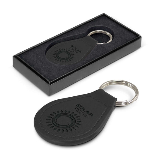 Prince Leather Key Ring - Round Corporate Gift Singapore