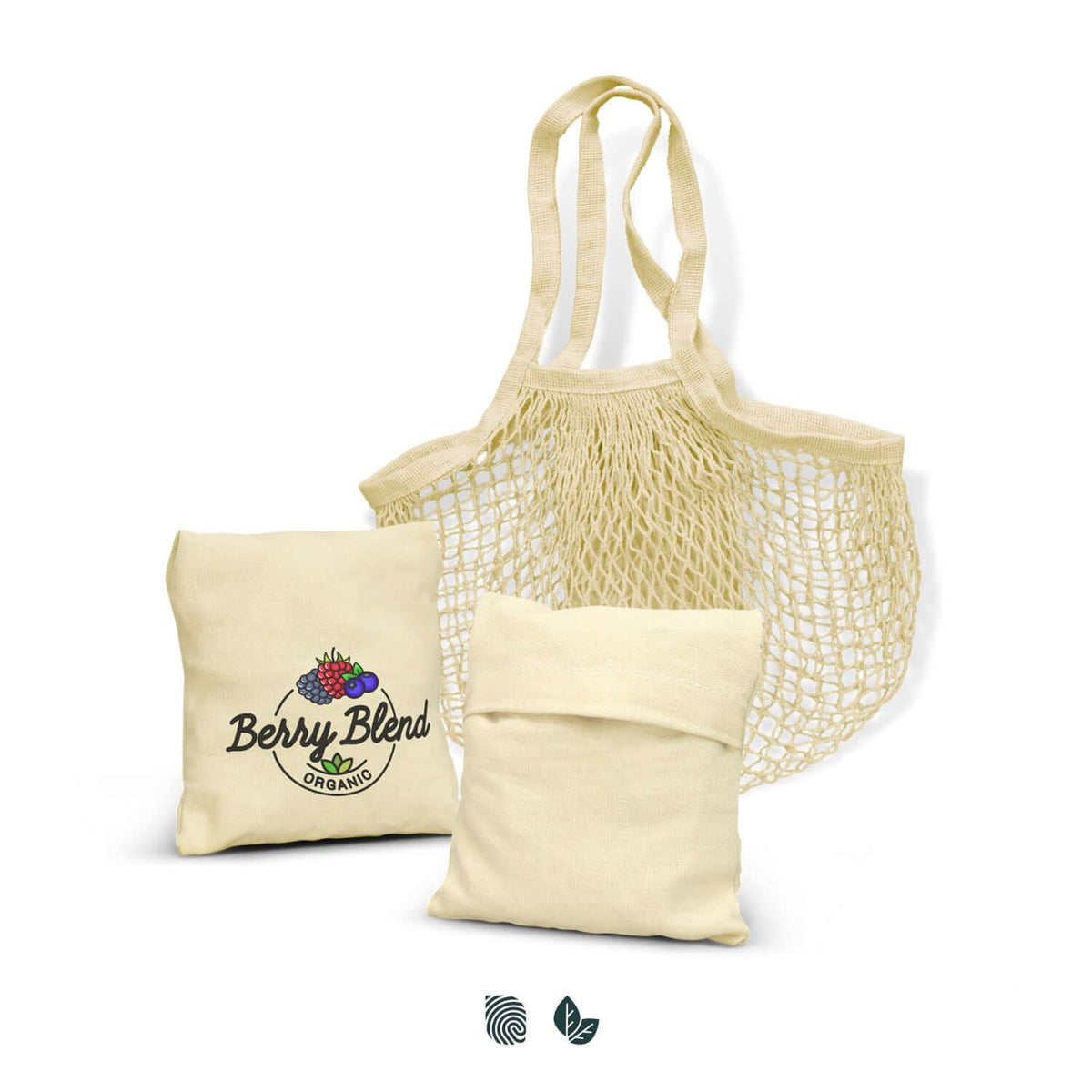 Cotton Mesh Foldaway Tote Bag Corporate Gift Singapore