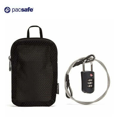 Pacsafe Prosafe 1000 Combination Lock With Steel Cable Corporate Gifts Singapore
