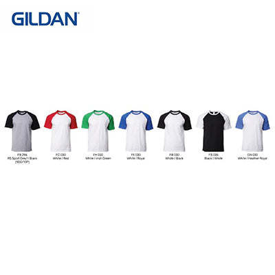 Gildan Adult Unisex Raglan T-Shirt Corporate Gifts Singapore