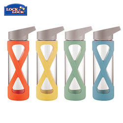 Lock & Lock X-Shape Glass Water Bottle 510ml Corporate Gifts Singapore