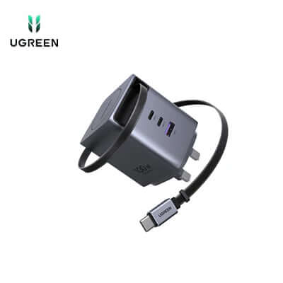 UGREEN Nexode Pro 100W USB C Charger with Built-in Retractable Cable Corporate Gift Singapore