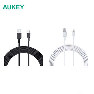 Aukey CB-NAC1 / CB-NAC2 Circlet Nylon braided USB-A to USB-C Cable Corporate Gifts Singapore