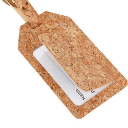 Eco-friendly Cork Fabric Luggage Tag Corporate Gifts Singapore