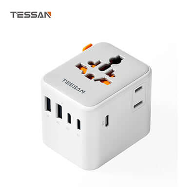 TESSAN 28W Travel Adapter with 2 USB A & 3 C Ports Corporate Gifts Singapore
