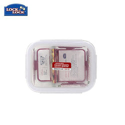 Lock & Lock Euro Rectangle Glass Container with Divider 1.05L Corporate Gifts Singapore