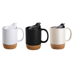 Insulated Splash-Proof Ceramic Coffee Mug with Cork Base Corporate Gifts Singapore