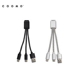 COOMO TRICA 3-in-1 CHARGING CABLE Corporate Gifts Singapore