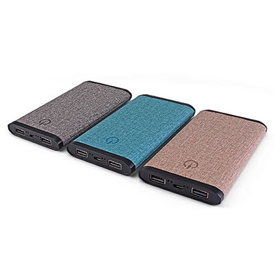 Linen Fabric Power Bank Corporate Gifts Singapore