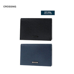 Crossing Elite Leather Leather Card Case With Magnet Closure RFID Corporate Gifts Singapore