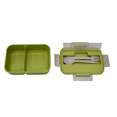 Wheat Fiber Lunch Box with Spoon and Fork Corporate Gifts Singapore
