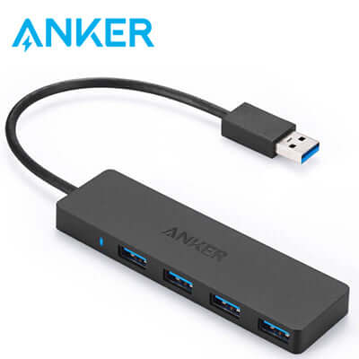 Anker 4-Port USB 3.0 Ultra Slim Data Hub Corporate Gifts Singapore