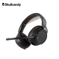 Skullcandy Crusher® PLYR 720 Sensory Bass Gaming Over-Ear Headset with red accents and microphone.